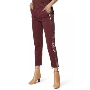 MOTHER Denim The Shaker Prep High Waist Crop Chinos - Dahliaros - 24